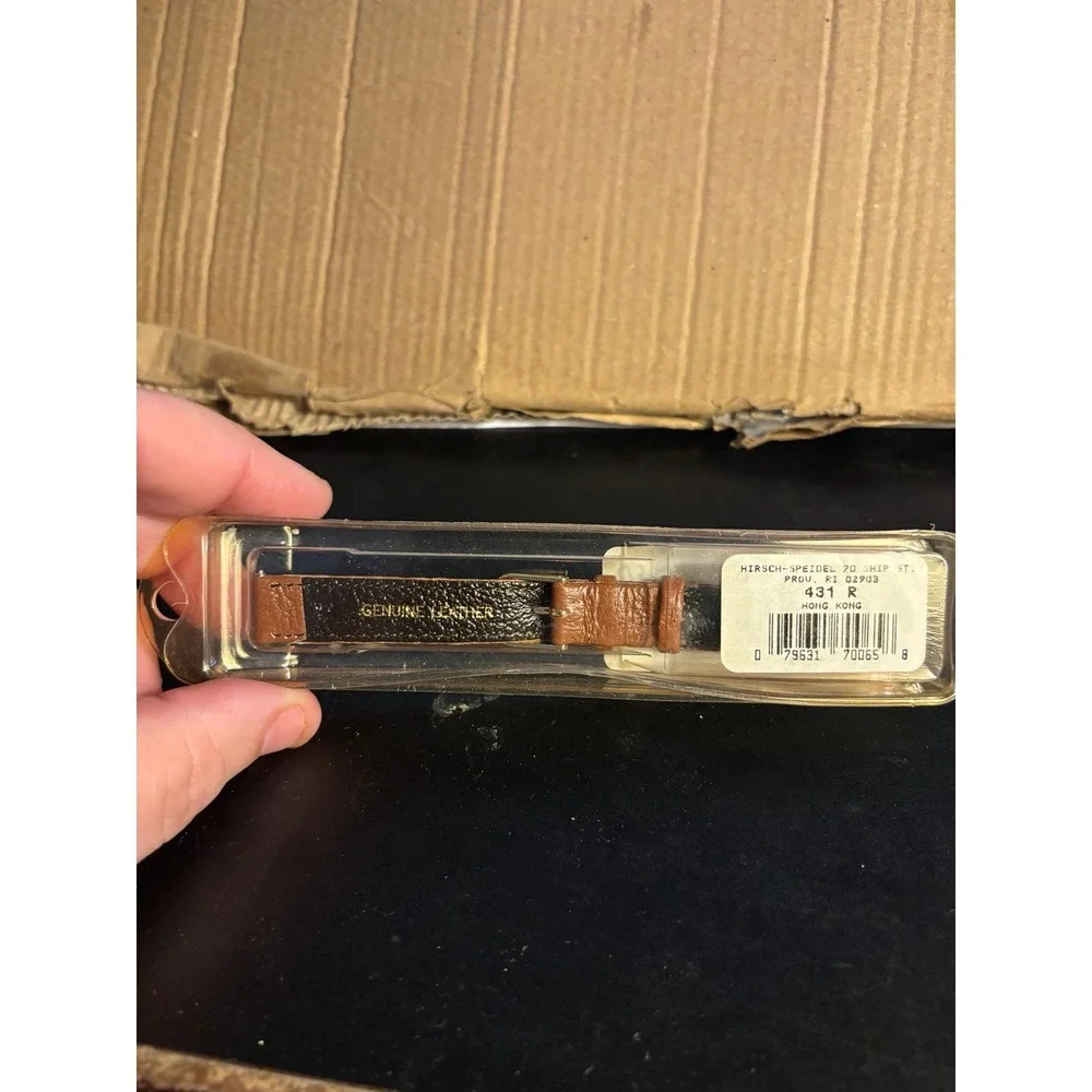Pigskin Watch Strap Speidel NOS 13mm 431R Brown Genuine Peg 47